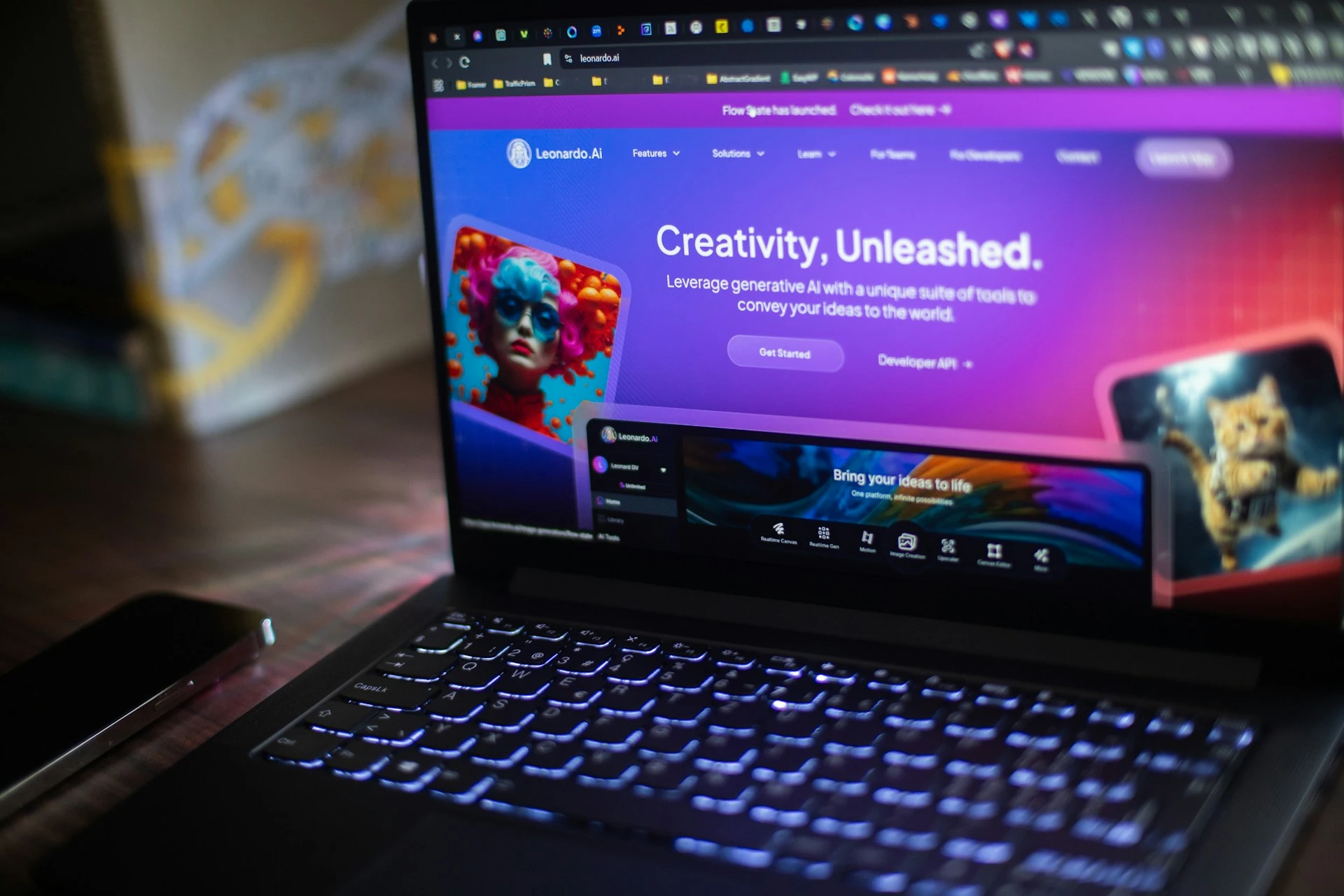 Performance et sécurité landing page